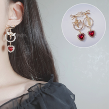 Load image into Gallery viewer, Cupid&#39;s Heart Earrings