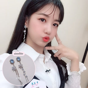 Diamond Petals - Light Sapphire ver. (Lovelyz Jiae, April Chaekyung Earrings)