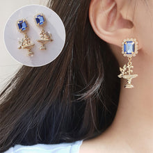 Load image into Gallery viewer, Royal Fountain Earrings