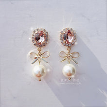 Load image into Gallery viewer, Lovely Peachpink Earrings (Kep1er Xiaoting, Oh My Girl Seunghee Earrings)