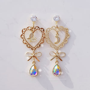 Fairy Hearts Earrings - Aurora ver.