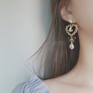 Fairy Hearts Earrings - Aurora ver.