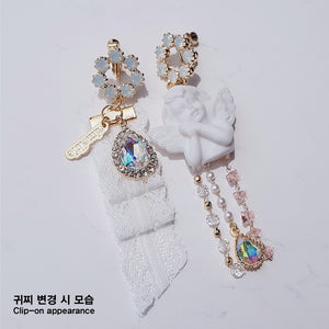 Soft Angel Earrings