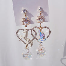 Load image into Gallery viewer, Luna Unicorn Fairytale Earrings (Fanatics Sika Earrings)