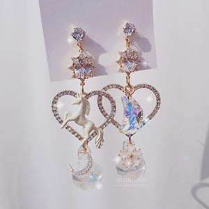 Luna Unicorn Fairytale Earrings (Fanatics Sika Earrings)