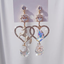 Load image into Gallery viewer, Luna Unicorn Fairytale Earrings (Fanatics Sika Earrings)
