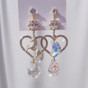 Luna Unicorn Fairytale Earrings (Fanatics Sika Earrings)