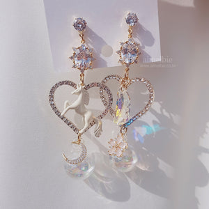 Luna Unicorn Fairytale Earrings (Fanatics Sika Earrings)