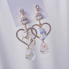 Load image into Gallery viewer, Luna Unicorn Fairytale Earrings (Fanatics Sika Earrings)