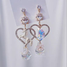 Load image into Gallery viewer, Luna Unicorn Fairytale Earrings (Fanatics Sika Earrings)