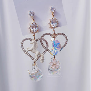 Luna Unicorn Fairytale Earrings (Fanatics Sika Earrings)