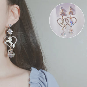 Luna Unicorn Fairytale Earrings (Fanatics Sika Earrings)