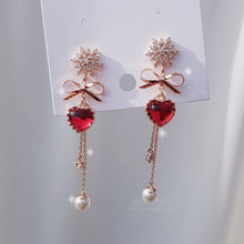 Load image into Gallery viewer, Winter Love Spell Earrings - Original (Pink) (Weeekly Jiyoon Earrings)