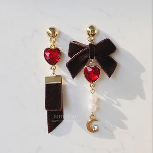 Brown Magic Girl Earrings (Alice Sohee, Alice Yukyung Earrings)