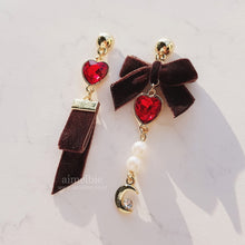 Load image into Gallery viewer, Brown Magic Girl Earrings (Alice Sohee, Alice Yukyung Earrings)