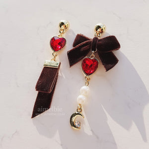 Brown Magic Girl Earrings (Alice Sohee, Alice Yukyung Earrings)