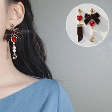 Load image into Gallery viewer, Brown Magic Girl Earrings (Alice Sohee, Alice Yukyung Earrings)