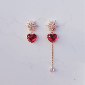 Winter Love Spell Earrings - Simple (Pink)