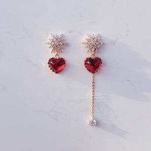 Winter Love Spell Earrings - Simple (Pink)
