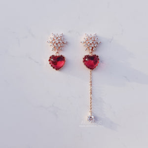 Winter Love Spell Earrings - Simple (Pink)