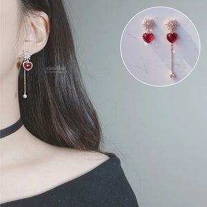 Winter Love Spell Earrings - Simple (Pink)