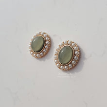 Load image into Gallery viewer, Antique Olive Garden Earrings (April Naeun Earrings)