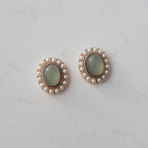 Antique Olive Garden Earrings (April Naeun Earrings)