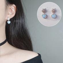 Load image into Gallery viewer, Winter Love Spell Earrings - Simple (Light Blue)