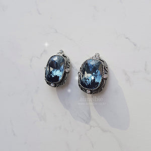 Antique Deep Blue Earrings (April Naeun, Yukika Earrings)