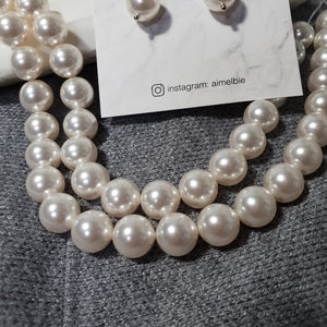 Light Sapphire and Pearl Earrings (ITZY Yuna Earrings)
