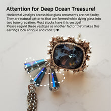 Load image into Gallery viewer, Deep Ocean Treasure Earrings