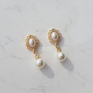 Daily Antique Earrings - Gold ver. (IVE Yujin Earrings)