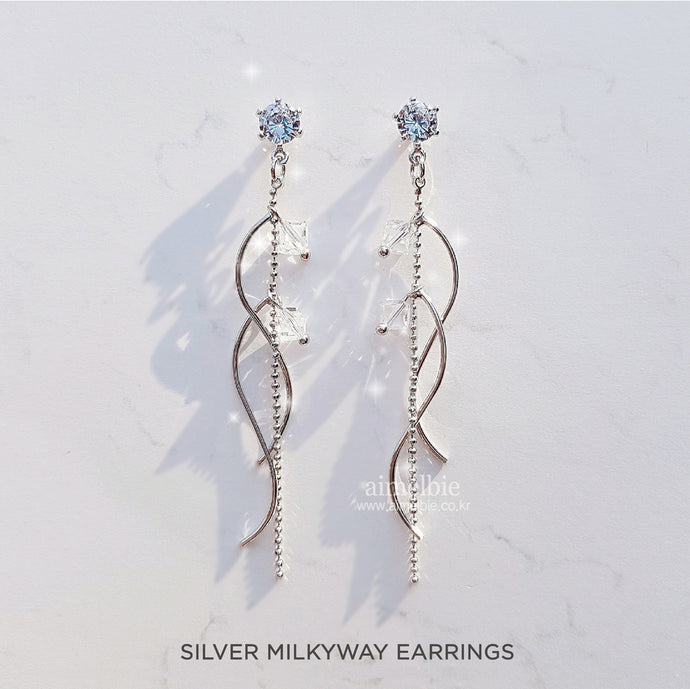 Silver Milkyway Earrings