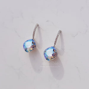 Premium Daily Crystal Earrings - Blue