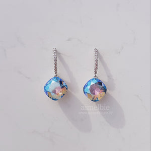 Premium Daily Crystal Earrings - Blue