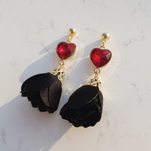 Load image into Gallery viewer, Ruby Blossom Earrings