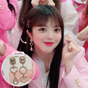 Strawberry Candy Earrings (April Chaekyung, Weki Meki Suyeon earrings)