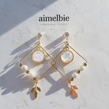Load image into Gallery viewer, White Dream Catcher Earrings (LOONA Yves, Miss Trot Hongja Earrings)