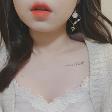 Load image into Gallery viewer, White Dream Catcher Earrings (LOONA Yves, Miss Trot Hongja Earrings)