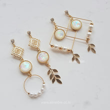 Load image into Gallery viewer, White Dream Catcher Earrings (LOONA Yves, Miss Trot Hongja Earrings)