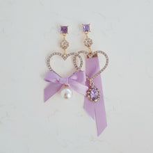 Load image into Gallery viewer, Violet Candy Pop Earrings (TWICE Momo Earrings)