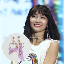 Load image into Gallery viewer, Violet Candy Pop Earrings (TWICE Momo Earrings)