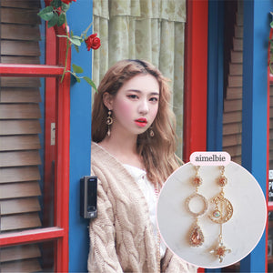 Teardrops of the Peach Planets (Lovelyz Kei, Weki Meki Elly earrings)