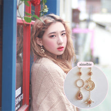 Load image into Gallery viewer, Teardrops of the Peach Planets (Lovelyz Kei, Weki Meki Elly earrings)