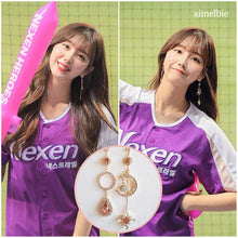 Load image into Gallery viewer, Teardrops of the Peach Planets (Lovelyz Kei, Weki Meki Elly earrings)