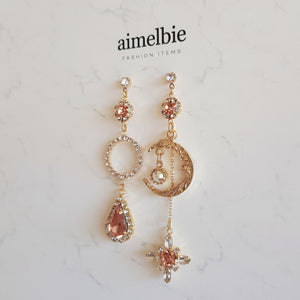 Teardrops of the Peach Planets (Lovelyz Kei, Weki Meki Elly earrings)