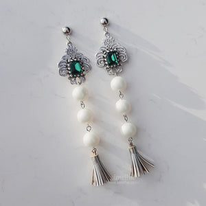 Antique Emerald Palace Earrings