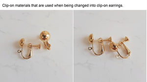 Vintage Teddy Bear Earrings - Heart Version