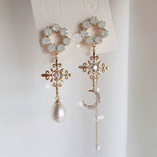 Load image into Gallery viewer, Luna Angel Earrings (Purple Kiss Dosie Earrings)
