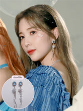 Load image into Gallery viewer, Diamond Petals - Light Sapphire ver. (Lovelyz Jiae, April Chaekyung Earrings)